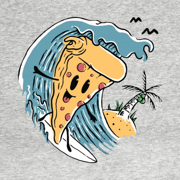 Surfing With Pizza by elzammar